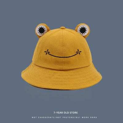 Women Fashion Frog Bucket Hat