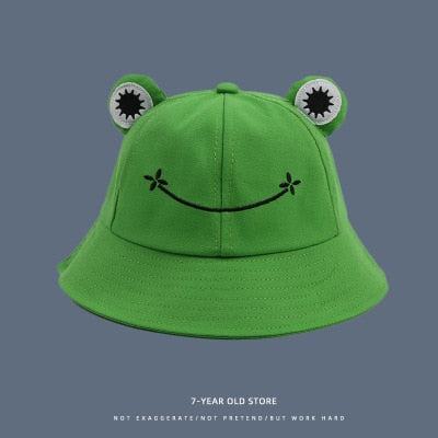 Women Fashion Frog Bucket Hat