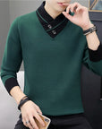 Men  Autumn V-Neck Pullover Sweater