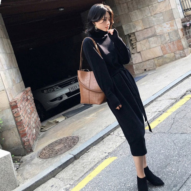 Sweater Long Dress