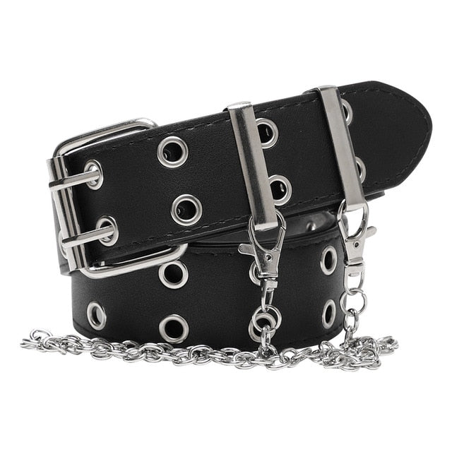 Leather Pin Buckle Belt