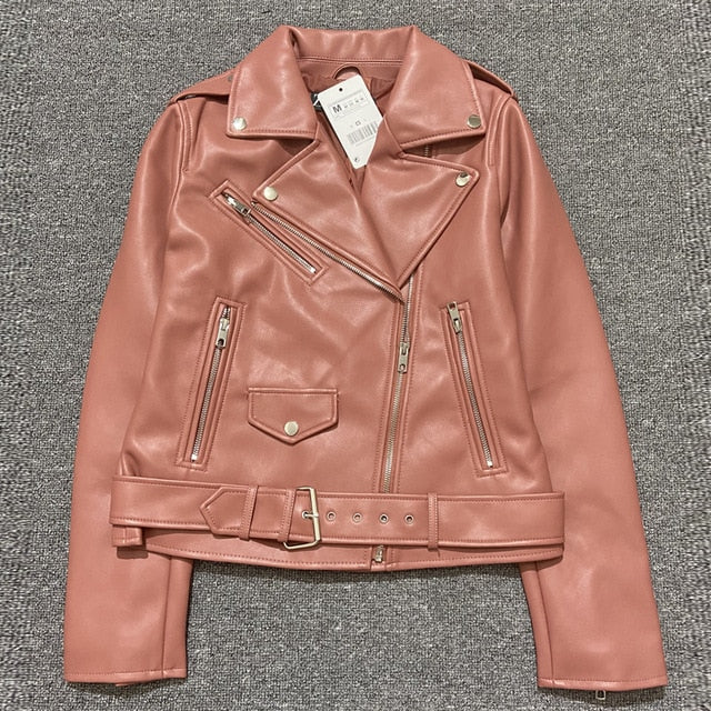 Women Faux Leather Jacket