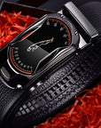 Genuine Leather Automatic Buckle Belts