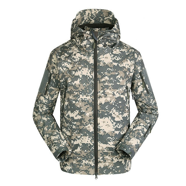 Shark Soft Shell Military Tactical Jacket Men