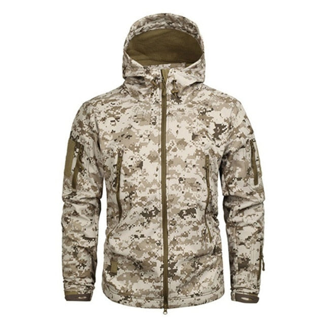 Shark Soft Shell Military Tactical Jacket Men