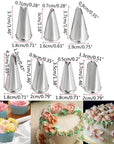 1/3/5/7pc/set of chrysanthemum Nozzle Icing Piping Pastry Nozzles