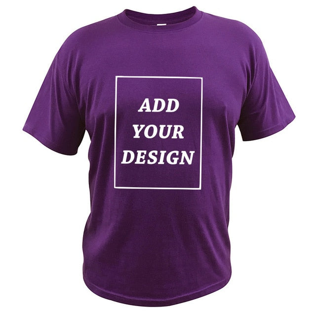 Cotton Custom T Shirt Make Your Design Logo