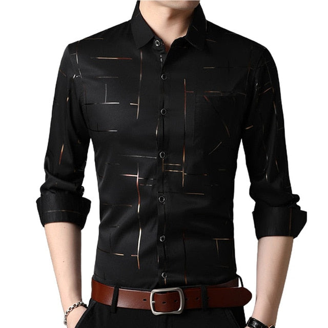 New Argyle luxury men&#39;s shirt