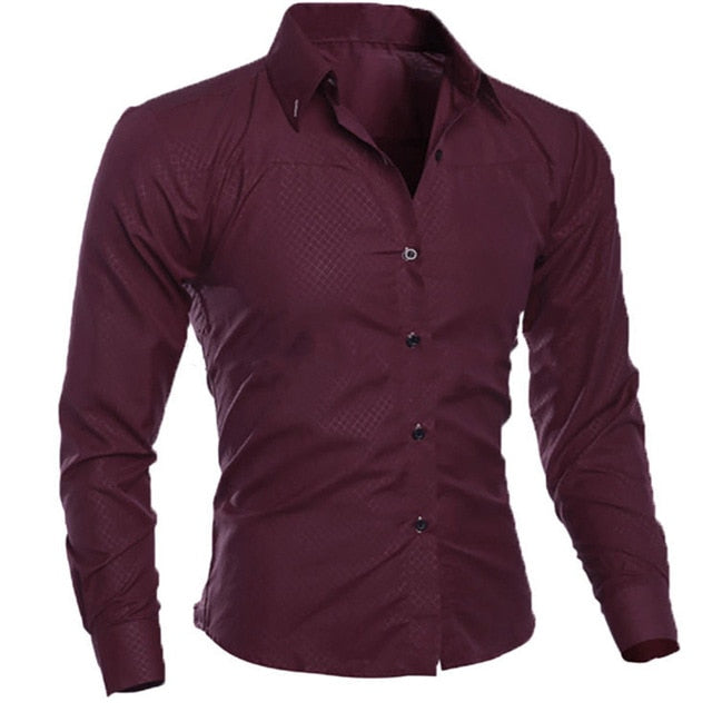 New Argyle luxury men&#39;s shirt