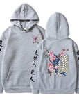 Japanese Anime Graphic Hoodies Men