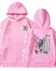 Japanese Anime Graphic Hoodies Men