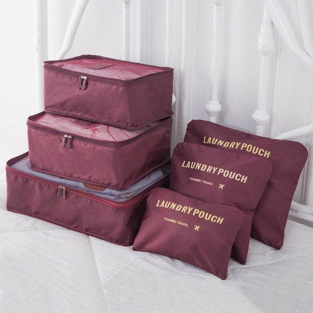 6 PCS Travel Storage Bag
