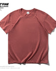 00% Combed Cotton Short Sleeve T-shirt Men