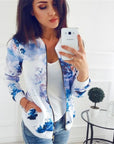 Women Retro Floral Printed Jackets