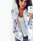 Women Retro Floral Printed Jackets