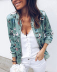 Women Retro Floral Printed Jackets