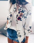 Women Retro Floral Printed Jackets