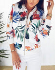 Women Retro Floral Printed Jackets