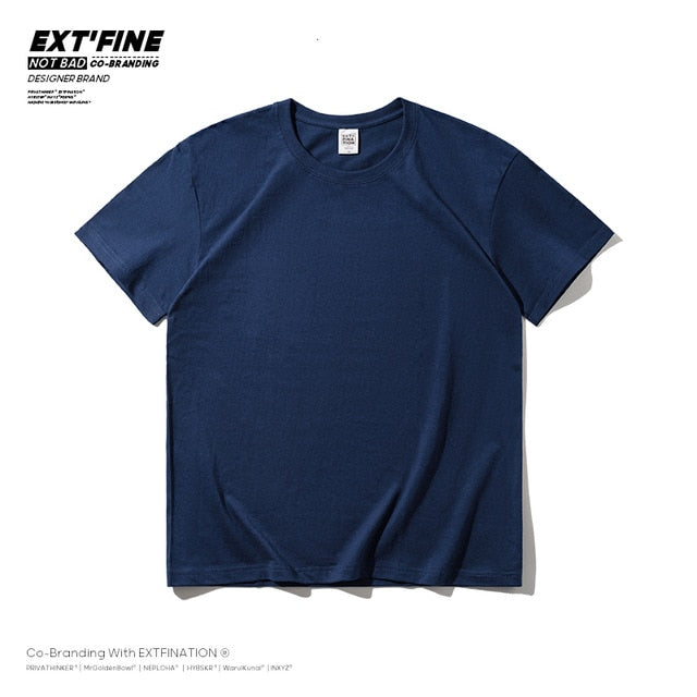 00% Combed Cotton Short Sleeve T-shirt Men