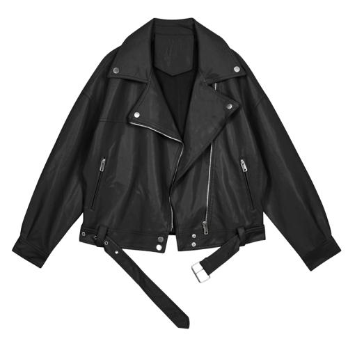 Women  Spring Women Pu Leather jacket