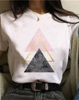 Beautiful Geometry Printed T Shirt