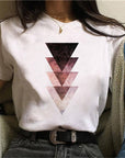 Beautiful Geometry Printed T Shirt