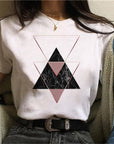 Beautiful Geometry Printed T Shirt