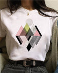 Beautiful Geometry Printed T Shirt