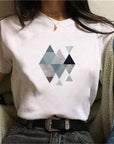 Beautiful Geometry Printed T Shirt