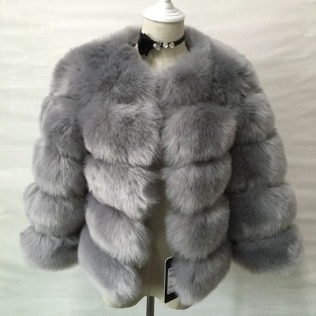 Mink Coats Women Warm Outerwear