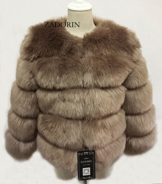 Mink Coats Women Warm Outerwear