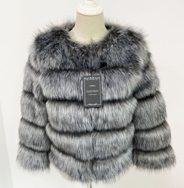 Mink Coats Women Warm Outerwear