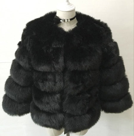 Mink Coats Women Warm Outerwear