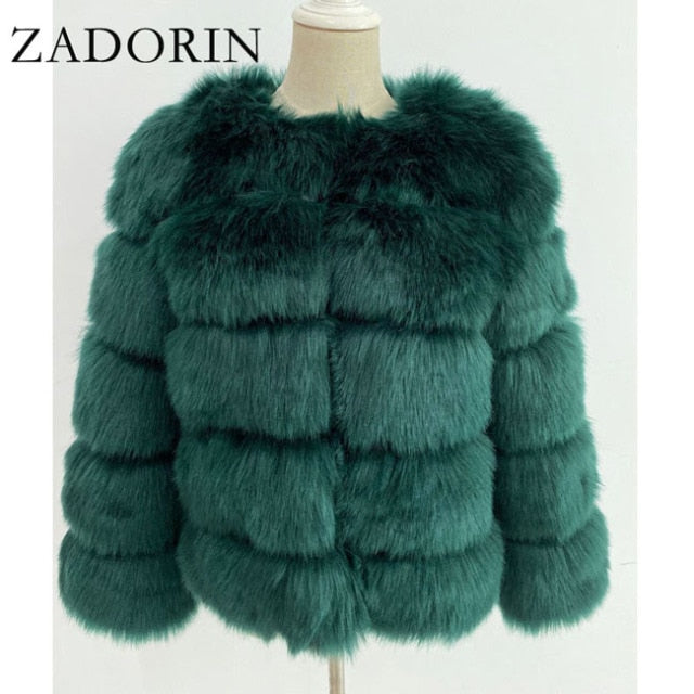 Mink Coats Women Warm Outerwear