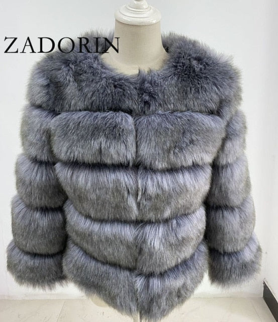 Mink Coats Women Warm Outerwear