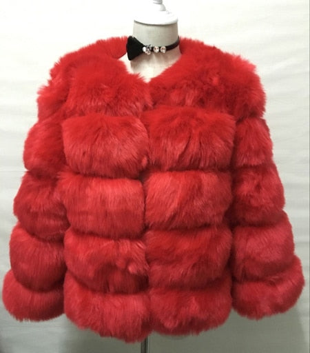 Mink Coats Women Warm Outerwear