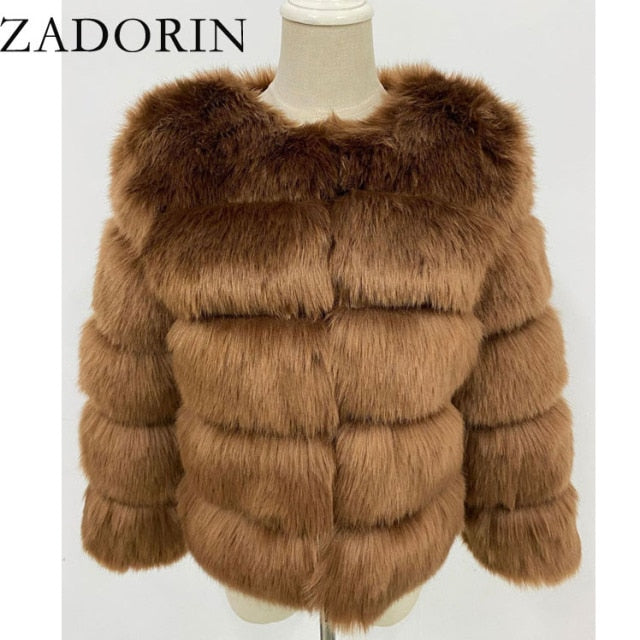 Mink Coats Women Warm Outerwear