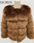 Mink Coats Women Warm Outerwear