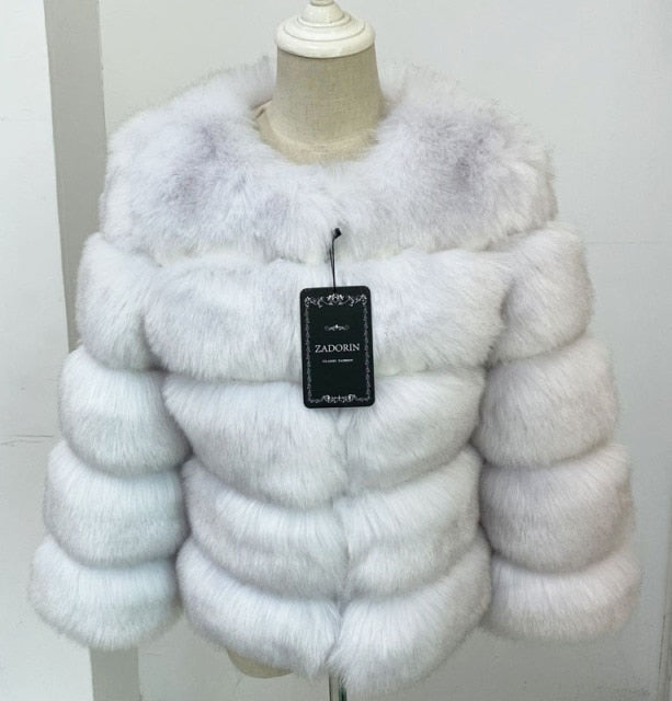 Mink Coats Women Warm Outerwear