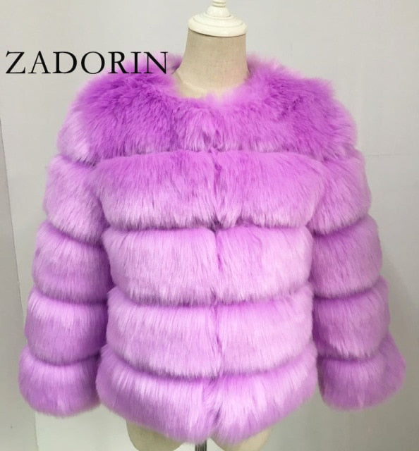 Mink Coats Women Warm Outerwear