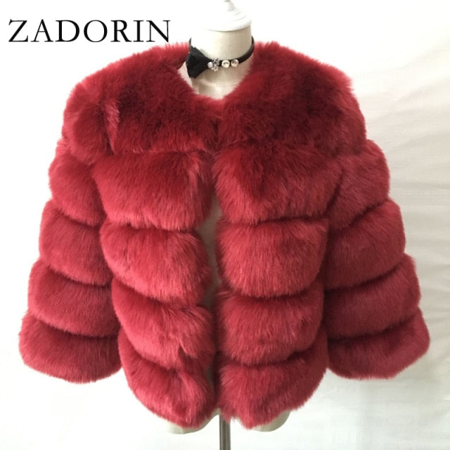 Mink Coats Women Warm Outerwear