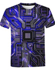 Electronic Chip Hip Hop T Shirt Men