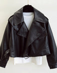 New Spring Women Faux Leather Jacket