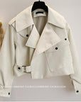 New Spring Women Faux Leather Jacket