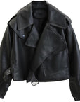 New Spring Women Faux Leather Jacket