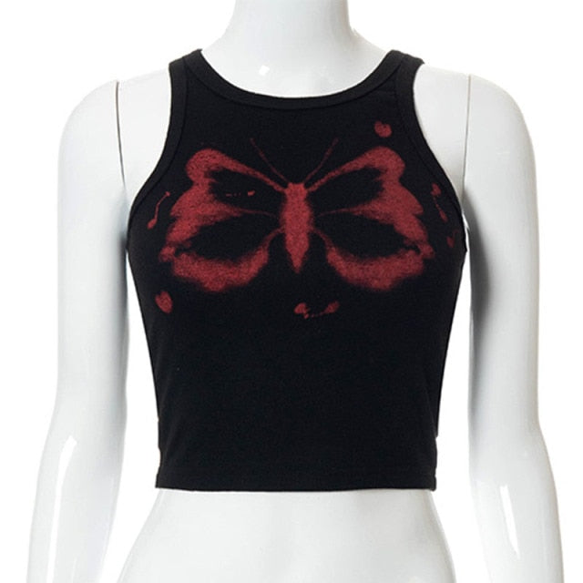 Vintage Clothes Y2k Corset Tank Crop Top