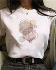 Beautiful Geometry Printed T Shirt