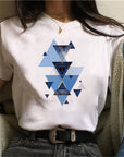 Beautiful Geometry Printed T Shirt