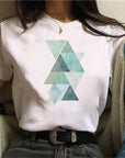 Beautiful Geometry Printed T Shirt