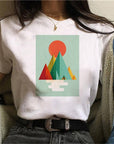 Beautiful Geometry Printed T Shirt